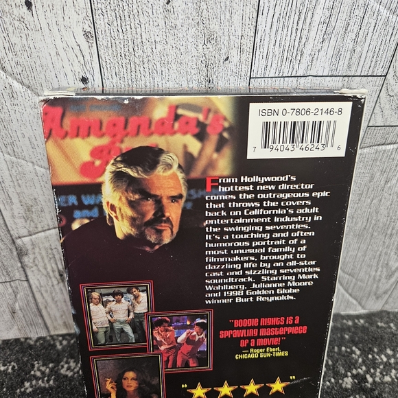 Boogie Nights VHS Mark Walberg Burt Reynolds Julianne Moore Rated R Movie - Picture 6 of 10